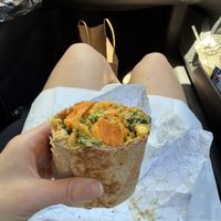 Tuscan kale wrap   at Fruitive in Washington