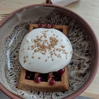 Waffle at Café Ojo in Odense