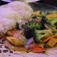 Vegetable hibachi (veganized) at Jin Sushi Hibachi Thai in St Augustine