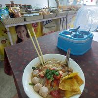 Noodle soup. Very tasty! at Vegetarian Restaurant(เพื่อนเจ) in Phitsanulok