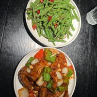 Kung pao mock chicken and green beans   at 太鲜 Fresh Feast Restaurant in London