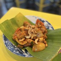 Tofu cashew nut  at Shamballa Somtam in Bangkok