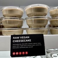 Raw Vegan Cheesecakee  at Impact Kitchen in Toronto
