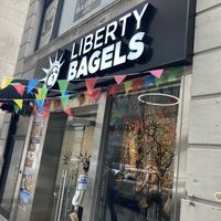 Front  at Liberty Bagels Grand Central in New York City