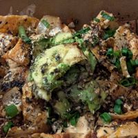 Gochugaru Tofu Nachos at Hotbox in St Augustine