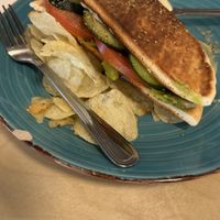 Vegan sandwich   at Village Coffee in San Diego
