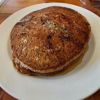 Pancakes with genuine maple syrup  at The Little Grill in Harrisonburg