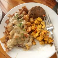 Lambert's platter at The Little Grill in Harrisonburg