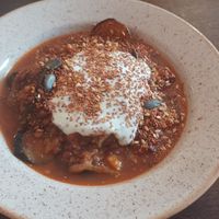 Mijoté aubergine et lentilles at Croustille in Toulouse