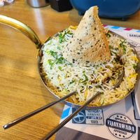 Amritsari Aloo Aur Chole Biryani at 𝗞𝗮𝗶𝗹𝗮𝘀𝗵 𝗣𝗮𝗿𝗯𝗮𝘁 - Pure Vegetarian Restaurant in Pondicherry in Pondicherry