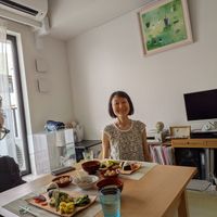 Yuka and I at Yuka's Forest Kitchen in Tokyo