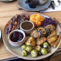 Christmas nut roast at Waterside Cafe in Kendal