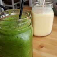 yummy smoothies at Waterside Cafe in Kendal