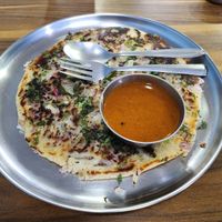 Onion uttapa at Ayodhya Udupi Pure Veg Restaurant in Colva