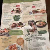 Vegan menu  at Cafe Extrablatt Koblenz  in Koblenz