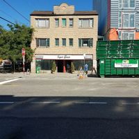 Happy to support this place! at Vegan Haven in Seattle