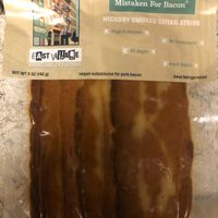 “Bacon" at Vegan Haven in Seattle