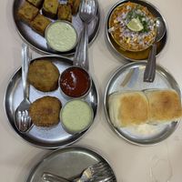 Kothimbir Wadi, Missal Pav and Green Peas Pattice - All vegan  at Mi Marathi in Mumbai