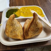 Punjabi samosa at Kailash Parbat in Vasco Da Gama