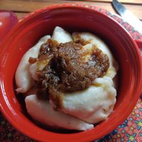 Pierogi at Caesar Pierogi & Pizza Potpie in Chicago