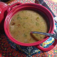 Mushroom soup at Caesar Pierogi & Pizza Potpie in Chicago