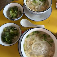 fried tofu vegan pho   at Ineffable Cà Phê in Pittsburgh