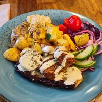 Vegan plate at PITA - Grands Boulevards in Paris