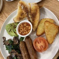 Vegan breakfast  at AM Coffee & Bakery in Nottingham