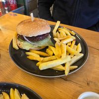 Satkaar burger at Satkaar in Pinner