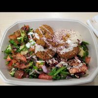 Salad at Falafel House in Brighton And Hove