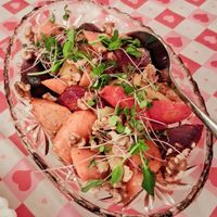 Brown sugar carrots with toasted walnuts at Shanny's Kitchen in Owen Sound