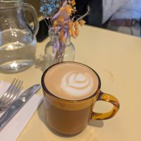 Oat latte at Norah in Edinburgh