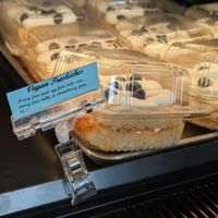 Vegan tres leches cake at Rebecca's Bakery & Cafe in Minneapolis