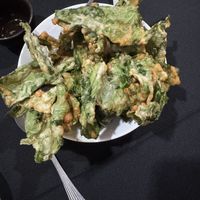 Vegan Crsipy Sesame Spinach   at Ling's Pavilion in Mumbai