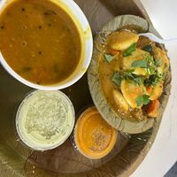Millet Idli and Sambar at House of Tiffins in San Jose