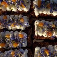 Chai-infused Carrot Cake  at Machair Bakery in Dundee