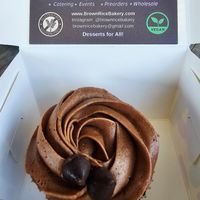 You can never go wrong with chocolate on chocolate at Brown Rice Bakery in Sacramento