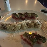 sweet spy story and miso hot rolls  at Fat Salmon Sushi in Philadelphia