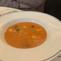 Roaster tomato soupp  at The Original Ivy, West End in London