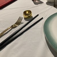 Table setting with chopsticks at Lao Sze Chuan in Orange