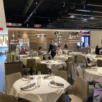 Interior seating at Lao Sze Chuan in Orange