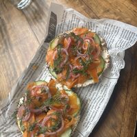   at Lumen Alley Coffee & Bagels in South Yarra