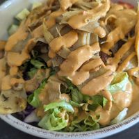 Kebab bowl and salad at Seedling in Krabi