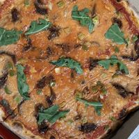 Vegan pizza  at HomeSlice Pizza in Kolkata