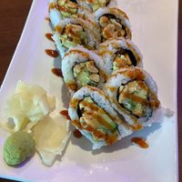 Peanut avocado roll  at Komo Yaki in Mobile