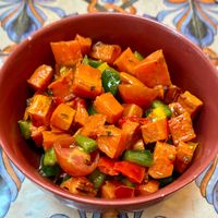 Sweet potato salad at The Collective by Market Cafe in Dubai