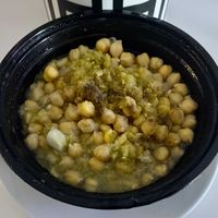 Hummus Balila with Cumin
& Olive Oil at Falafil Al Rabiah Al Khadra - Al Barsha in Dubai