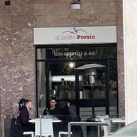 The entrance. The restaurant is quite large inside and has lots of outdoor seating, too    at Al Solito Porzio | Pizzeria Palermo in Palermo