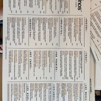 Menu  at Paninos Nuevo Vallarta in Nayarit