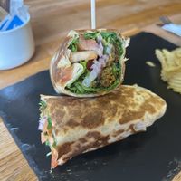 Vegan Falafel Wrap  at Koffee and Kale Harcourt in Dublin